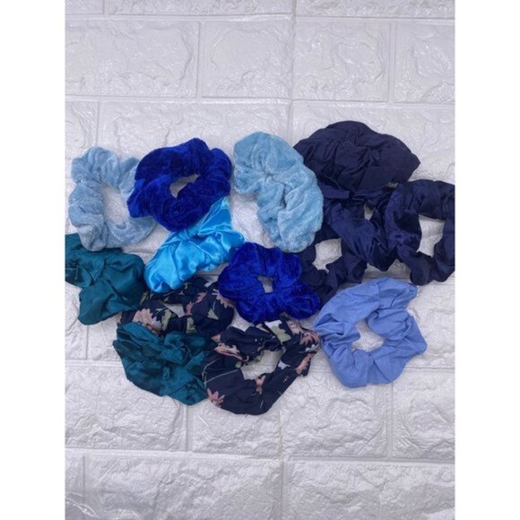 14pcs Hair Scrunchies Velvet Elastics Bobbles Ponytail Holder Hair Bands Scrunch - Picture 8 of 11
